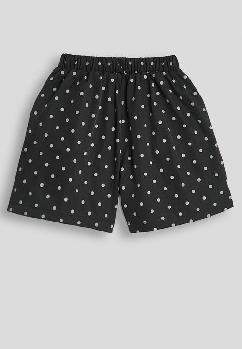 Pop Candy - Polka dot shorts - black