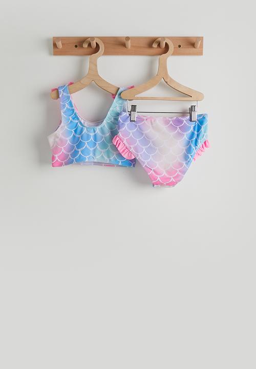 Pop Candy - Mermaid scale printed bikini - multi