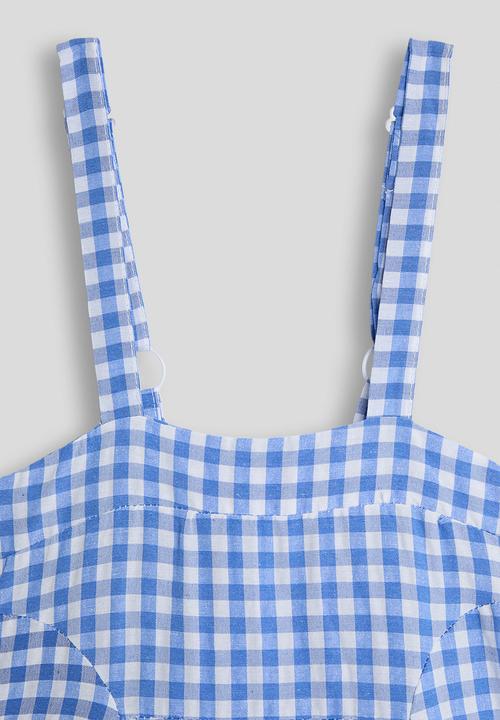 Pop Candy - Maxi summer dress - blue gingham