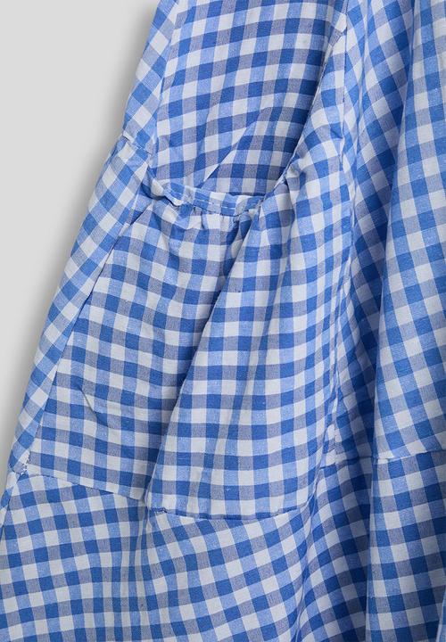 Pop Candy - Maxi summer dress - blue gingham