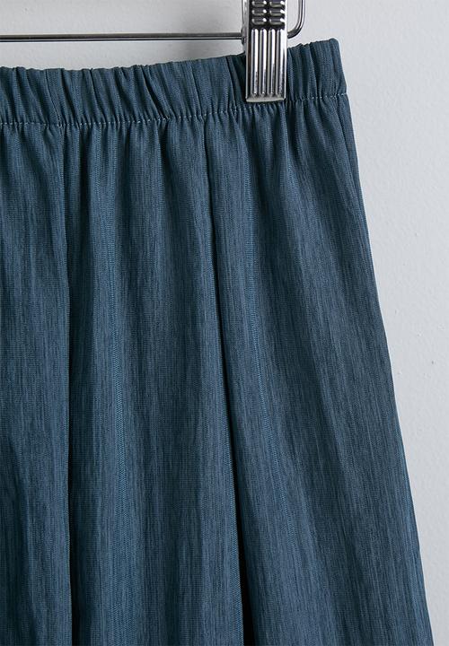 Pop Candy - Flared tank top & extra wide leg pants - blue