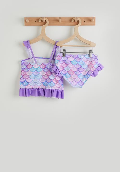Pop Candy - Mermaid scale printed bikini - light purple