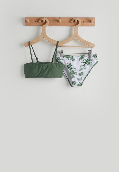 Pop Candy - Bikini with cover-up set - white/aop