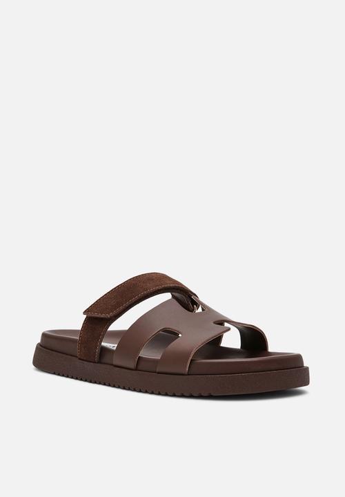 Steve Madden - Mayven-cn slide - choc brown suede