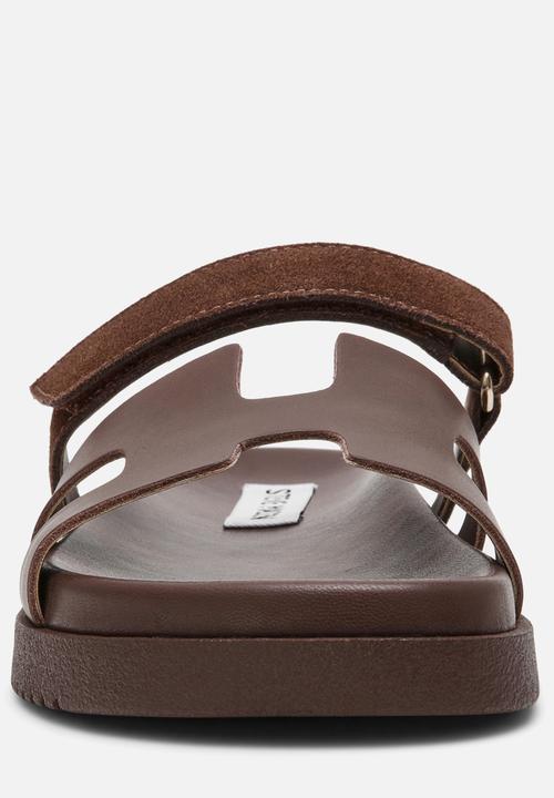Steve Madden - Mayven-cn slide - choc brown suede