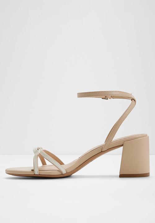ALDO - Boula open toe ankle strap - medium beige