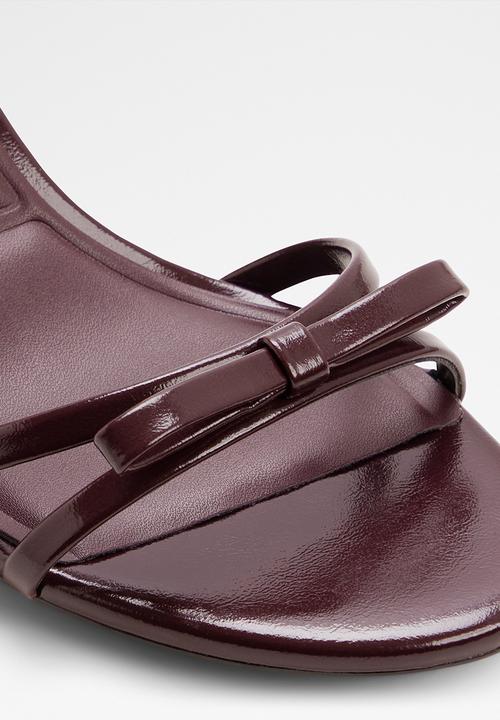 ALDO - Boula open toe ankle strap - burgundy