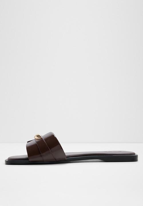 ALDO - Briela slide - dark brown