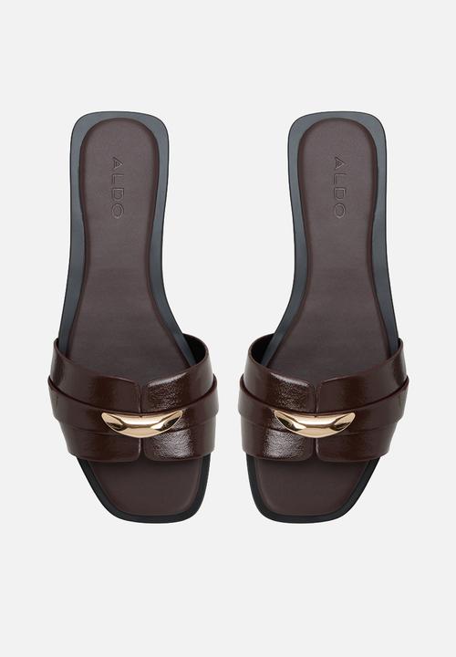 ALDO - Briela slide - dark brown