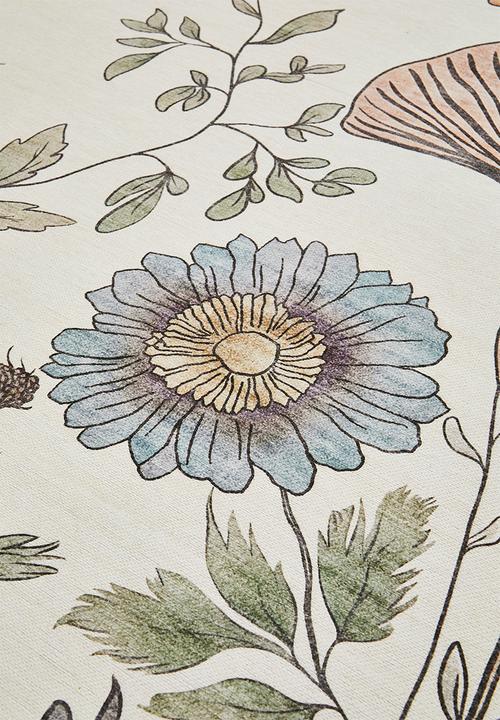 Fotakis - Flora Botanical poly rug nat