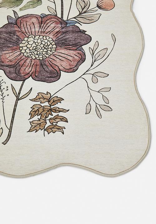 Fotakis - Flora Botanical poly rug nat