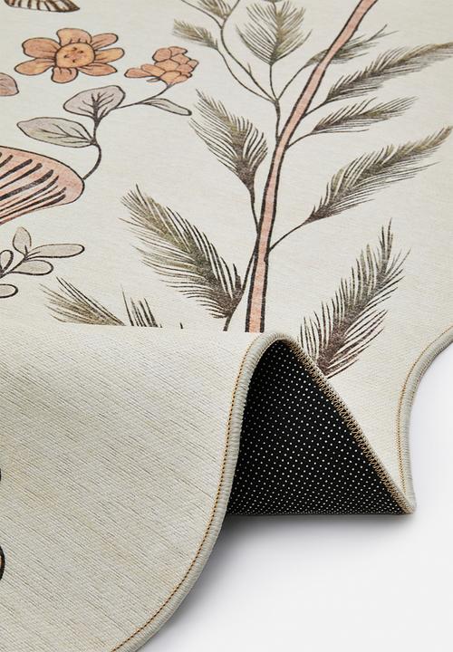 Fotakis - Flora Botanical poly rug nat