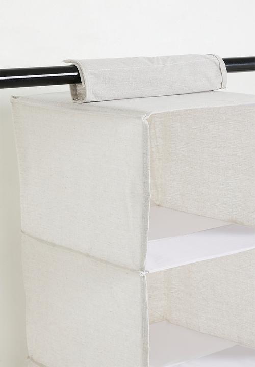 Bathroom Solutions - Calico Collapsible 6 Shelf Hang Org - neutral