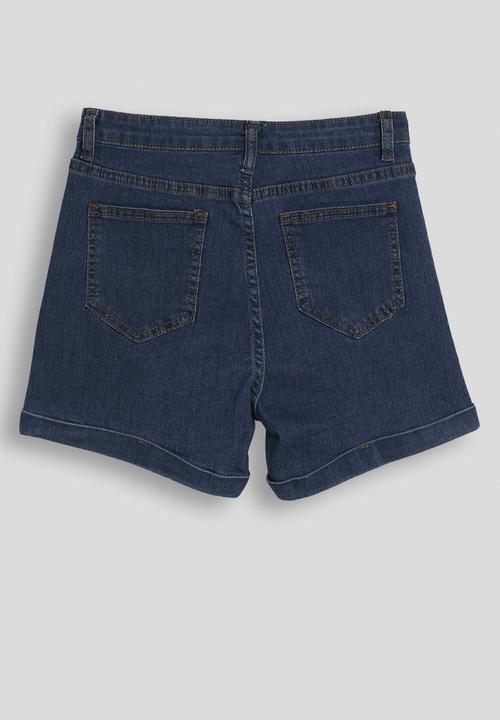 Pop Candy - Rolled cuff shorts - blue