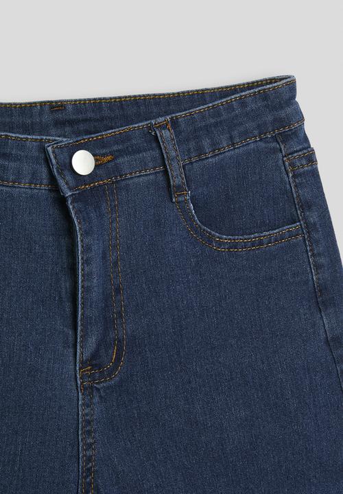 Pop Candy - Rolled cuff shorts - blue