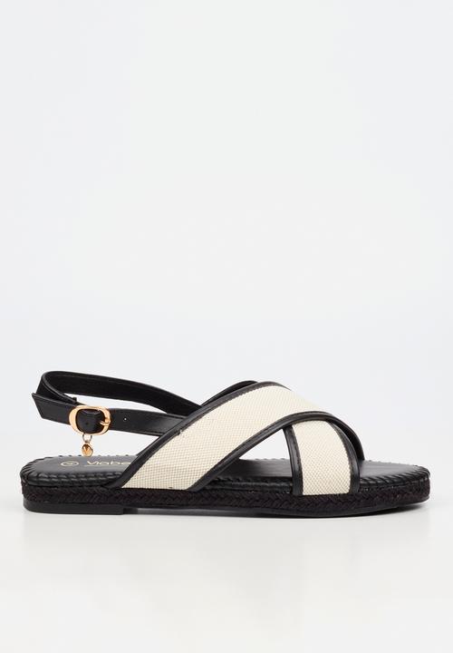Viabeach - Forest 1 cross-over combo sandal - black