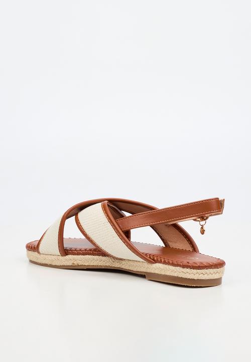 Viabeach - Forest 1 cross-over combo sandal - tan