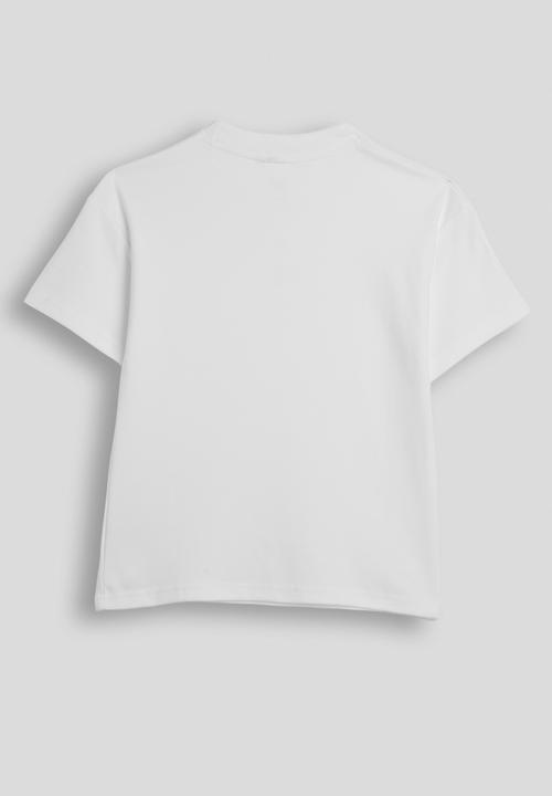 Pop Candy - Henley-style tee - white
