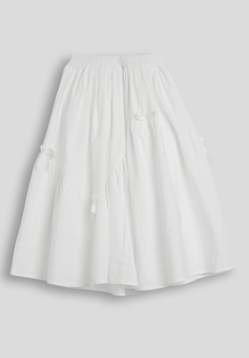 Pop Candy - Layered maxi skirt - white