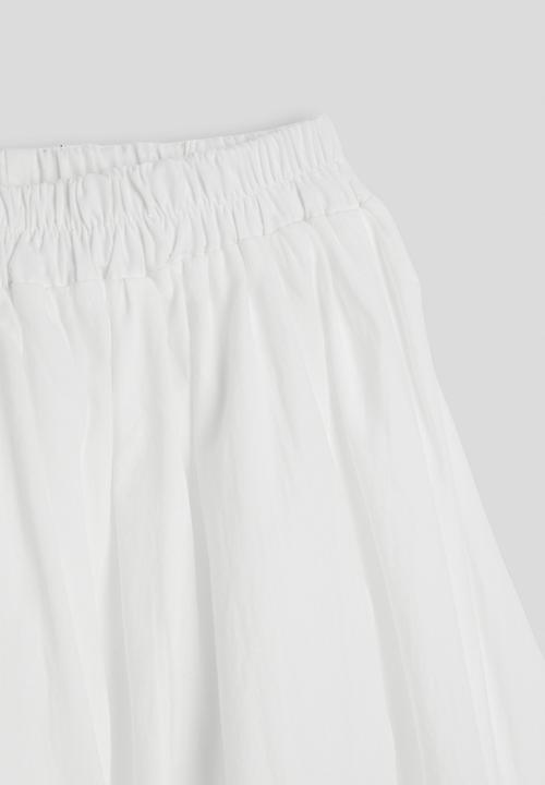 Pop Candy - Layered maxi skirt - white