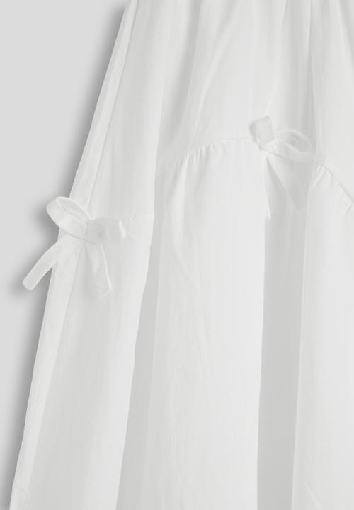 Pop Candy - Layered maxi skirt - white