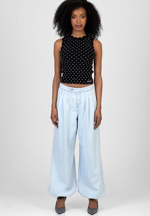 SISSY BOY - Janine Bloomer Denim Trousers - Medium Vintage