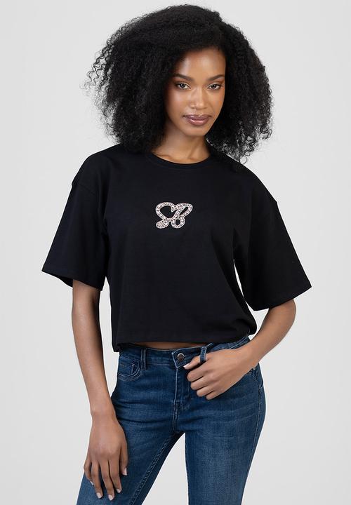 SISSY BOY - Endless Spring Boxy T-shirt - Black