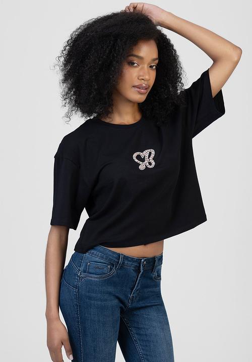 SISSY BOY - Endless Spring Boxy T-shirt - Black