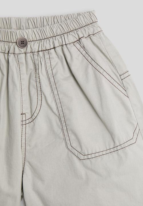 Pop Candy - Patch pocket shorts - lt grey
