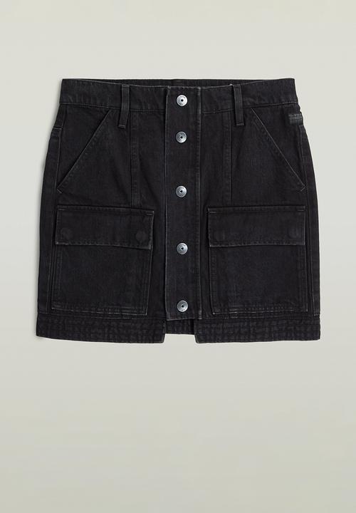 G-STAR - Short Cargo Skirt Wmn - Washed Black