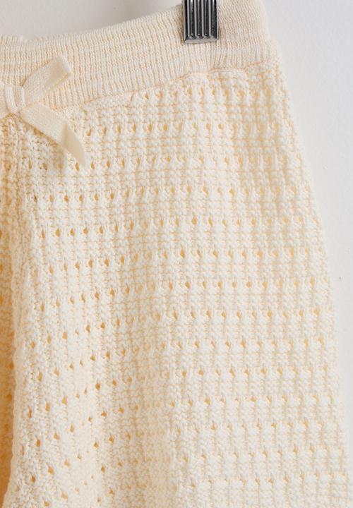 Pop Candy - Knit top & shorts - cream
