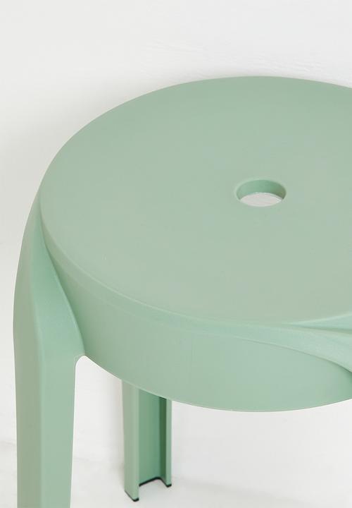 H&S - Poppy Stool - Green