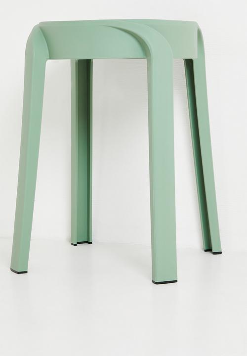H&S - Poppy Stool - Green