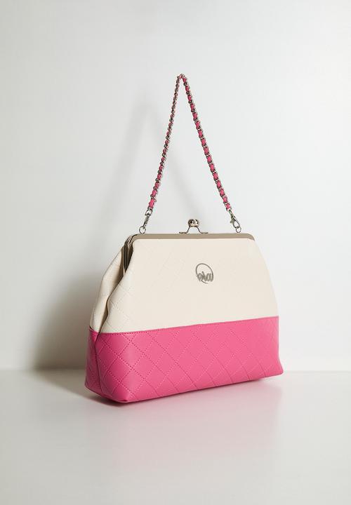 ERA by DJ Zinhle - Limited Edition  Kiss And Tell Oversized Bag - Pink And White