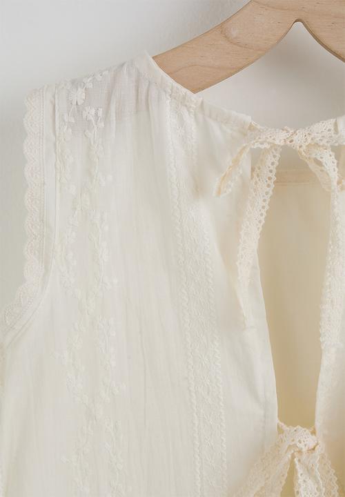 Pop Candy - Blouse and shorts - pale yellow