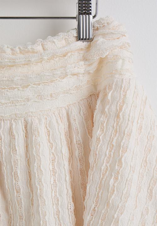 Pop Candy - Halter top & skirt - cream 