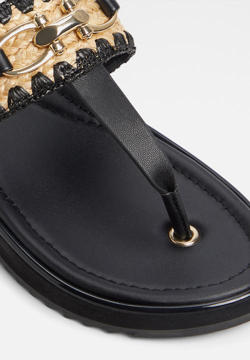 ALDO - Lajolla T-bar - black