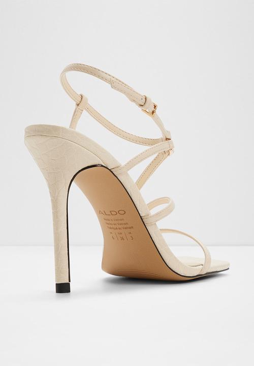 ALDO - Maakie open toe ankle strap - cream