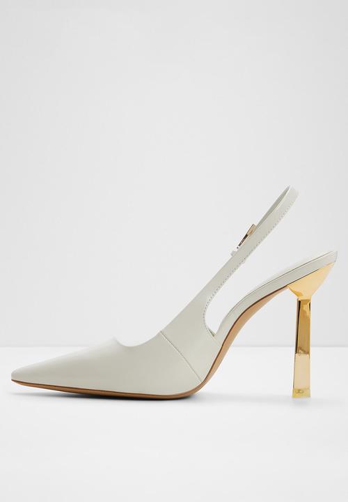 ALDO - Marysa closed toe slingback - white/bone