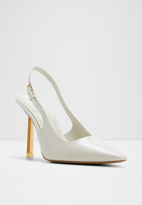 ALDO - Marysa closed toe slingback - white/bone