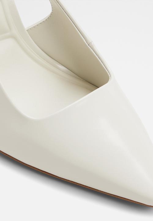 ALDO - Marysa closed toe slingback - white/bone