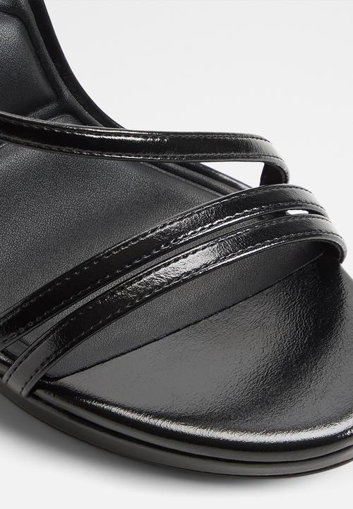 ALDO - Odella open toe ankle strap - black