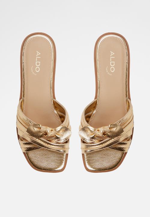 ALDO - Sunbeam slide - gold