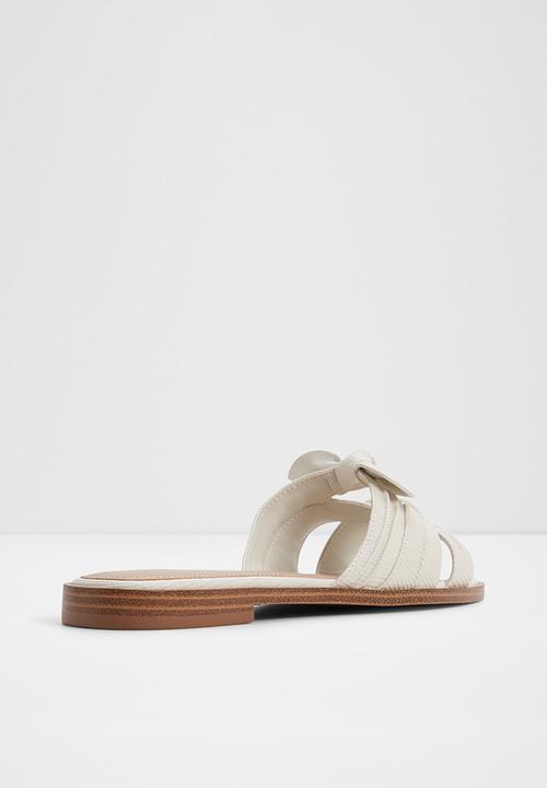 ALDO - Sunbeam slide - white/bone
