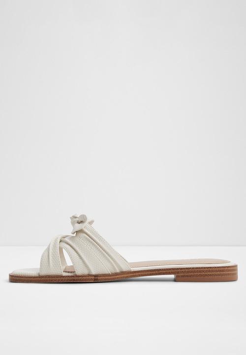 ALDO - Sunbeam slide - white/bone