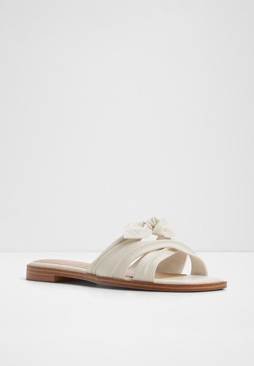 ALDO - Sunbeam slide - white/bone