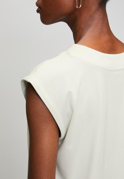 POLO - Wmn Bella Ss Cap Sleeve T-Shirt - Cool Sage