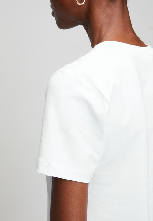 POLO - Wmn Kelly Ss  V Neck T-Shirt - White