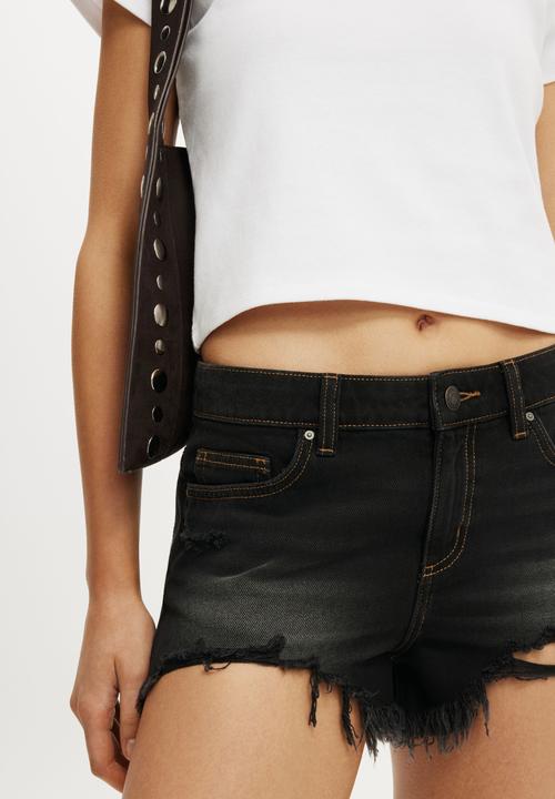 Cotton On - Saturday Denim Short - Drift Black