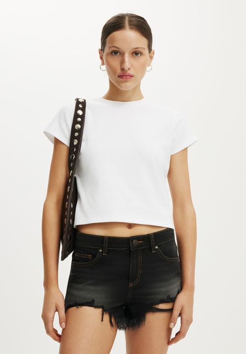 Cotton On - Saturday Denim Short - Drift Black